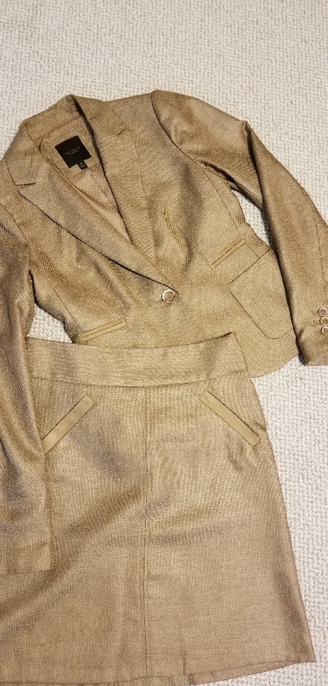 The Limited tan suit